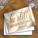 Psalm 46:10 "Be Still" Religious Verse Painting Poster, Elegant Gold Script With Soft Feather Accents Poster, Inspirational Faith-based Decor Suitable_maomaolike.com