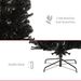 8ft Pencil Christmas Tree, Unlit Artificial Christmas Tree Slim Douglas Fir Xmas Tree With Realistic Branches, Halloween Tree With 1168 Tips_maomaolike.com
