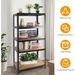 2000LBS Garage Shelving 72''H Storage Shelves Heavy Duty Shelving 5 Tier Metal Shelves For Garage Shelves 35.5"W X72"H X 15.8"D, Adjustable Shelving Unit For Basement Pantry Utility Rack Shelf_maomaolike.com