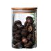 12-Piece Bamboo Lid Glass Pearl Cotton Set Seasoning Dried Fruit Box High Borosilicate Sealed Storage Jar_maomaolike.com