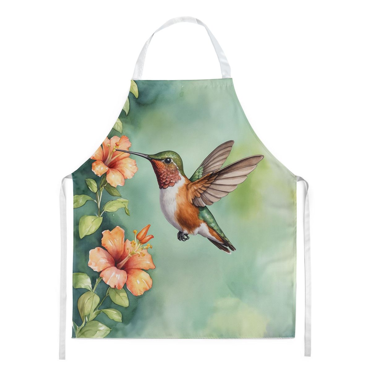 Rufous Hummingbird Apron Cooking Kitchen Server Baking Crafts Gardening For Adult Women Men, Unisex, Large, Multicolor_maomaolike.com