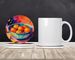 Colorful Oranges Large Sandstone Coasters Pack Of 4 Absorbent Round Coasters Decor Gifts For Men Or Women, 4 In, Multicolor_maomaolike.com
