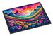 Petunias In Color Doormat Front Door Mat Indoor Outdoor Rugs For Entryway, Non Slip Washable Low Pile, 24H X 36W_maomaolike.com