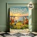 Lake Balaton Retro Gathering Painting Poster, Warm Vintage-style Lakeside Group Fun Scene Poster, Nostalgic Relaxing Wall Decor Idea For Living Room_maomaolike.com