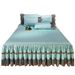 European Quilted Thickened Skirt Single Piece 1.8m Princess Style Lace Sheet 1.5m Non-Slip Bed Cover_maomaolike.com