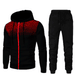 Men's Clothing Autumn and Winter New Men's Casual Cardigan Hooded Sweater 3D Printed Youth Men's Jacket Set_maomaolike.com