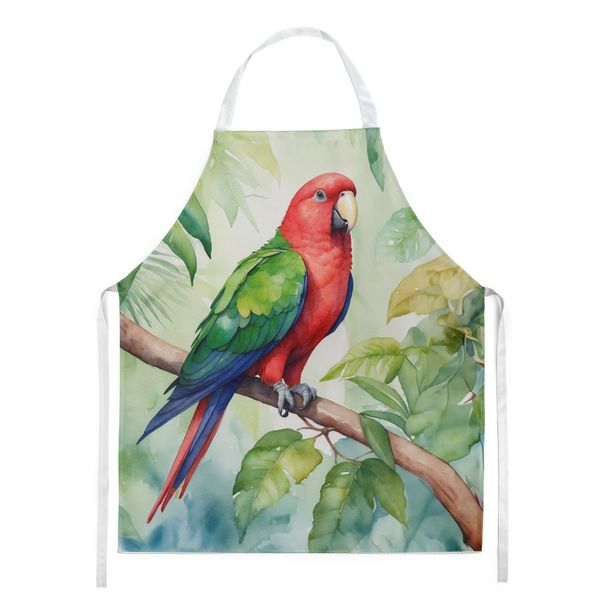 Eclectus Parrot Apron Cooking Kitchen Server Baking Crafts Gardening For Adult Women Men, Unisex, Large, Multicolor_maomaolike.com
