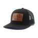 Unisex DAD EST 2024 Leather label baseball cap Net hat Truck hat Men's sun hat Duck cap_maomaolike.com