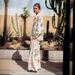 Women's clothing fashion linen print loose casual macaron long-sleeved suit_maomaolike.com