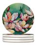 Louisiana Magnolias In Watercolor Large Sandstone Coasters Pack Of 4 Absorbent Round Coasters Decor Gifts For Men Or Women, 4 In, Multicolor_maomaolike.com