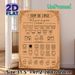 Laundry Care Symbols Painting Poster, Vintage French Laundry Guide Poster, Clear Garment Care Reference, Suitable For Laundry Room_maomaolike.com