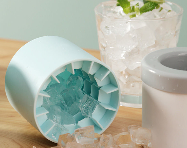 Cylinder Tray Household Mold Cube Artifact Silicone Food Grade Ice Ball Maker_maomaolike.com