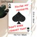 Ace Of Spades Themed Painting Poster, Vintage Distressed Typography & Spade Graphic Poster, Warm Affectionate Message, Ideal For Bedroom, Living Room_maomaolike.com