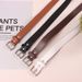 HOT 100CM Leather Fashion Waist Belts Metal Pin Buckle Waistband Pants Decorative Belt Clothing Accesories_maomaolike.com