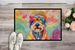 Schnauzer Hippie Dawg Doormat Front Door Mat Indoor Outdoor Rugs For Entryway, Non Slip Washable Low Pile, 24H X 36W_maomaolike.com