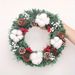Christmas Ornaments 12in Christmas Wreath Artificial Wreath Door Hanging Window Props Background Christmas Tree Accessories_maomaolike.com