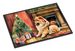 Chow Chow Cozy Christmas Doormat Front Door Mat Indoor Outdoor Rugs For Entryway, Non Slip Washable Low Pile, 24H X 36W_maomaolike.com