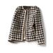 Women's Clothing Wool tweed jacket spring and autumn short style fashionable_maomaolike.com