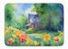 Massachusetts Mayflowers In Watercolor Memory Foam Kitchen Mat Machine Washable Anti-Fatigue Mat Cushion Comfort Bath Mat Or Kitchen Rug_maomaolike.com