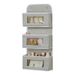Home Storage Hanging Bag Foldable Fabric Clothes Sundries Bag Multi-functional Visual Storage Hanging Bag_maomaolike.com