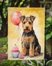 Welsh Terrier Happy Birthday Garden Flag Mailbox Flag Decorative Yard Flag Banner Outside Patio Artwork Yard Flower Beds, Garden Size, Multicolor_maomaolike.com