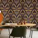 3D Three-Dimensional Geometric Restaurant Panel Background TV Self-Adhesive Decorative Waterproof Wall Sticker_maomaolike.com