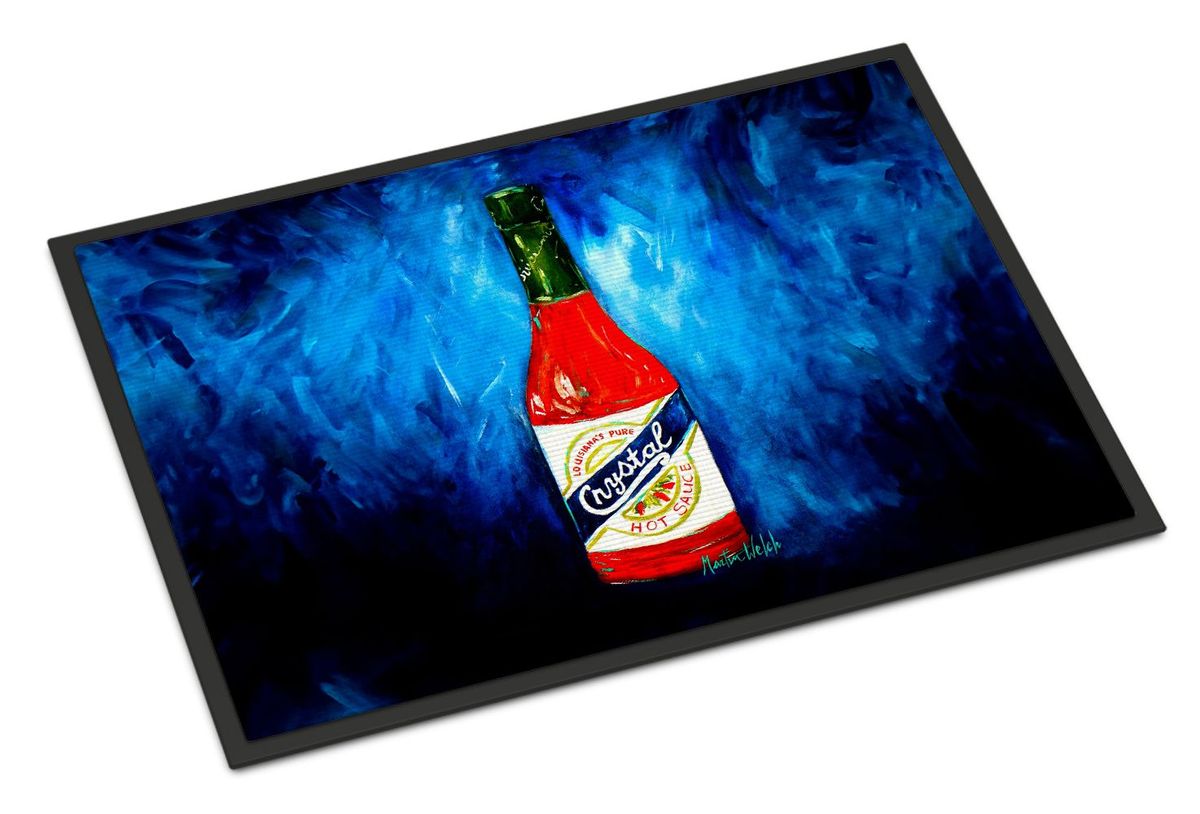 So Hot I'm Blue Sauce Doormat Front Door Mat Indoor Outdoor Rugs For Entryway, Non Slip Washable Low Pile, 24H X 36W_maomaolike.com