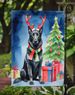 Belgian Sheepdog Christmas Reindeer Garden Flag Mailbox Flag Decorative Yard Flag Banner Outside Patio Artwork Yard Flower Beds, Garden Size, Multicolor_maomaolike.com