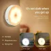 Motion Sensor Light Indoor USB Rechargeable Night Lights, Long Last Battery Wireless Magnetic Nightlight For Closet,_maomaolike.com