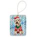 Wheaten Terrier Christmas Porcelain Ornament Christmas Tree Hanging Decorations For Home Christmas Holiday, Rectangle, Gift, Multicolor_maomaolike.com
