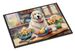 Decorating Easter Great Pyrenees Doormat Front Door Mat Indoor Outdoor Rugs For Entryway, Non Slip Washable Low Pile, 24H X 36W_maomaolike.com