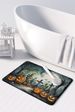 Graveyard Spooky Halloween Memory Foam Kitchen Mat Machine Washable Anti-Fatigue Mat Cushion Comfort Bath Mat Or Kitchen Rug_maomaolike.com