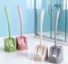 No Dead Angle Super Easy To Use Bathroom Special Cleaning Long Handle Plastic Toilet With Base Set Brush_maomaolike.com