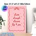 "Live Laugh Leave By 9 Pm" Quote Painting Poster, Playful Pink & Red Handwritten Script With Bow Border Poster, Lighthearted Humorous Wall Decor For_maomaolike.com