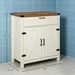 Modern Farmhouse Sideboard With Storage, Buffet Cabinet With 2 Barn Doors And Drawer_maomaolike.com