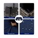 7-Piece Outdoor Patio Furniture Sets, All-Weather Wicker Rattan Sectional Sofa, Modern One Glass Coffee Table And Washable Seat Cushion (Gray+Blue)_maomaolike.com