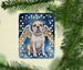 American Bulldog My Angel Porcelain Ornament Christmas Tree Hanging Decorations For Home Christmas Holiday, Rectangle, Gift, Multicolor_maomaolike.com