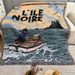 Nautical Diary Cotton Thread Single Throw Living Room Decor Sofa Dustproof Blanket_maomaolike.com