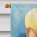 Corgi Happy Birthday House Flag Large Porch Sleeve Pole Decorative Outside Yard Banner Artwork Wall Hanging, Polyester, House Size, Multicolor_maomaolike.com