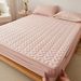 Washed Cotton Quilted Thickened Dustproof Protector Non-Slip Bed Sheet Mattress Cover Wholesale_maomaolike.com