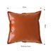 SOGA 45cm Light Luxury Urban Simulated Leather Wide Edge Throw Pillow_maomaolike.com