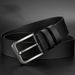HOT Men's PU LeatherAlloy Square Pin Buckle Business Leisure Male Famous Brand Designer Jeans Black Brown Belts for Men_maomaolike.com