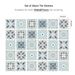 10*10cm*90 Pieces Set Waterproof PVC Tile Wall Stickers – Thickened Self-Adhesive Mediterranean Pattern Tiles For Home Decor_maomaolike.com