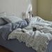 Wholesale INS Japanese Simple Plaid Soft Cotton Three-Layer Gauze Four-Piece All-Cotton Retro Nordic Style 4-Piece Set_maomaolike.com