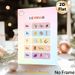 Spanish Vowel Learning Painting Poster, Cute Cartoon Colorful Vowel Chart Poster, Aids In Spanish Vowel Learning, Suitable For Language Learning_maomaolike.com