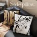 New Chinese Style Bamboo Sofa Living Room Light Luxury High-end Cushion Office Backrest Lumbar Chair Pillow Cover_maomaolike.com