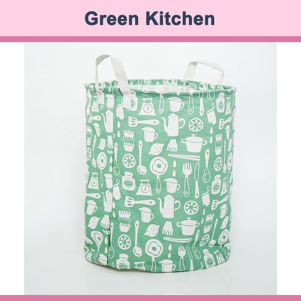 Ready Stock Kitchenut Foldable Storage Basket, Multifunctional Dirty Laundry Hamper Bag For Clothes Snacks Toys Bathroom Bedroom Organizer
_maomaolike.com