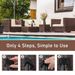 Furniture Clips, Outdoor Sectional Couch Connectors, Wicker Furniture/Chair Clamps For A Module Patio Sofa, Set Of 10_maomaolike.com