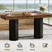 Home Bar Table, Counter Height Pub Table With Sturdy Base_maomaolike.com