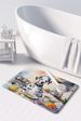 Dalmatian The Chef Memory Foam Kitchen Mat Machine Washable Anti-Fatigue Mat Cushion Comfort Bath Mat Or Kitchen Rug_maomaolike.com